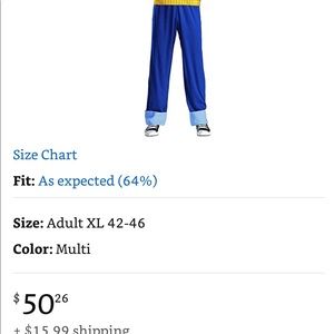 Sesame Street Other - Men's Ernie Adult Costume NEW
Sz XL 42-46 Sesame Street Other - Men's Ernie Adult Costume NEW
Sz XL 42-46